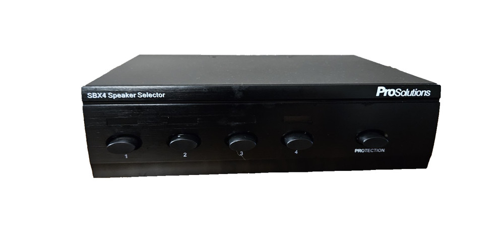 ProSolutions SBX4 4-Channel Speaker Selector 100W Max Per Channel