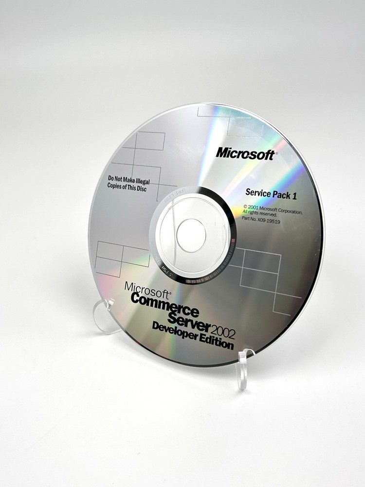 3 CD Microsoft Commerce Server 2002 w/ Service Pack 1 + Product Key + BizTalk