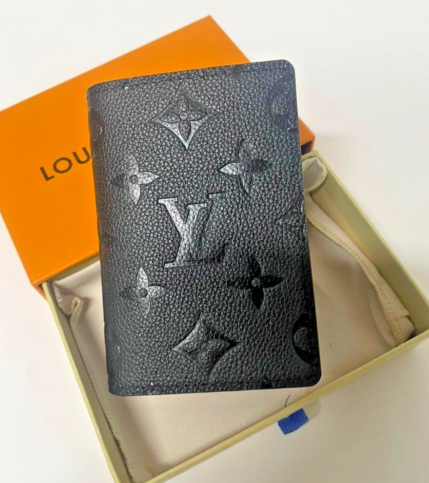 Louis Vuitton Pocket Organizer Black Monogram