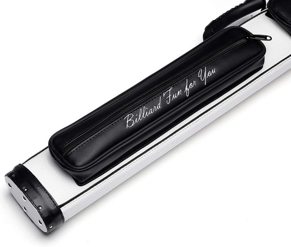 Portable 2x2 Billiards Cue Carrying Case - Scratch-Proof & Shockproof Design