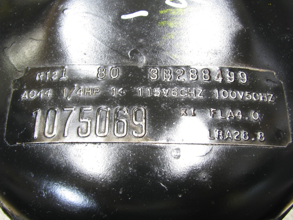 Refrigeration Compressor A044 115V 1ph 80 3B288499