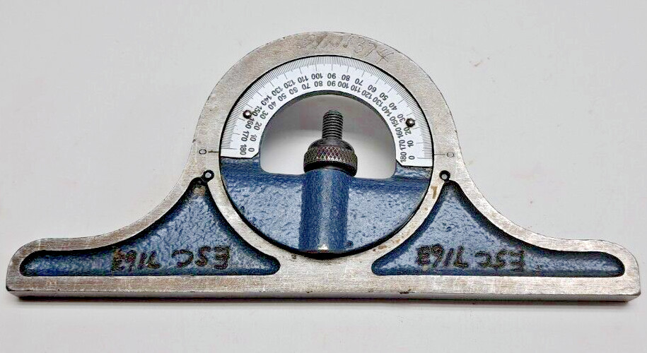 LONG BLADE PROTRACTOR HEAD 12"-24" 0-180° RANGE ESC 7163