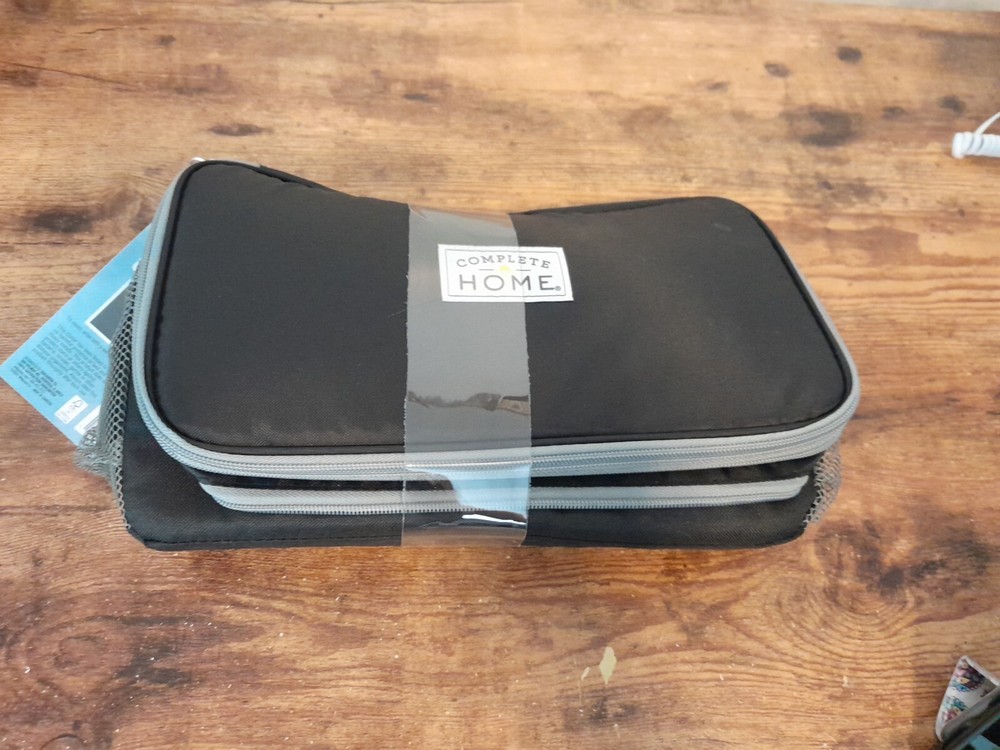 Complete Home Black 12 Can Collapsible Cooler NWT