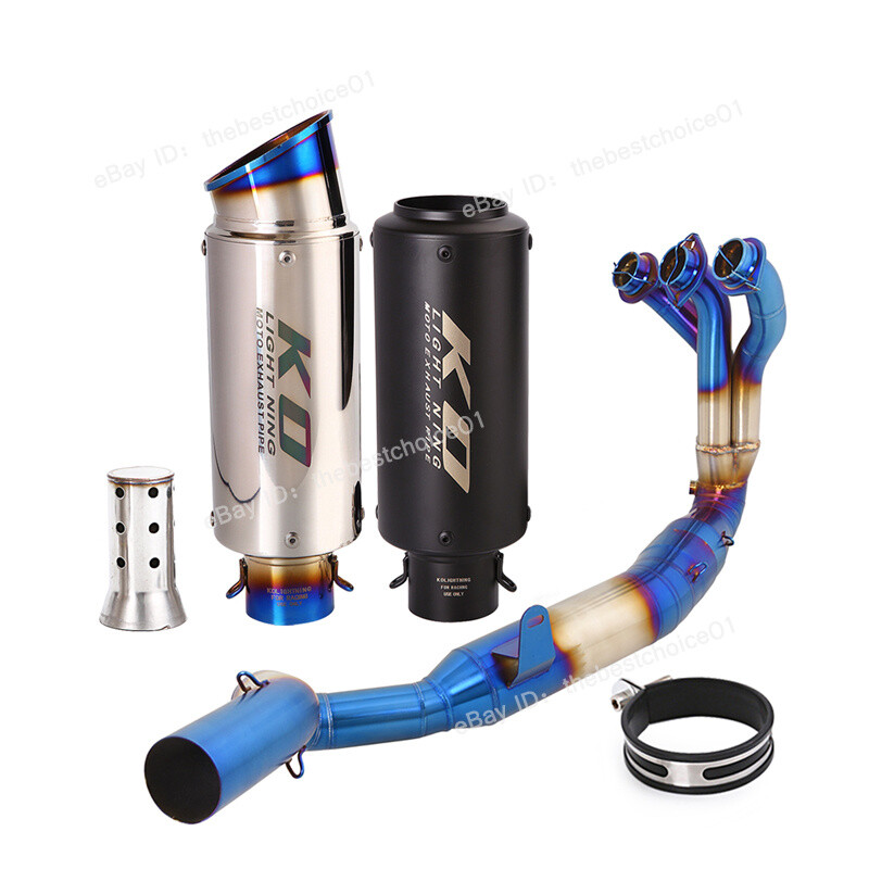 For Yamaha MT09 2020-23 Header Front Link Pipe 51mm Muffler Whole Exhaust System