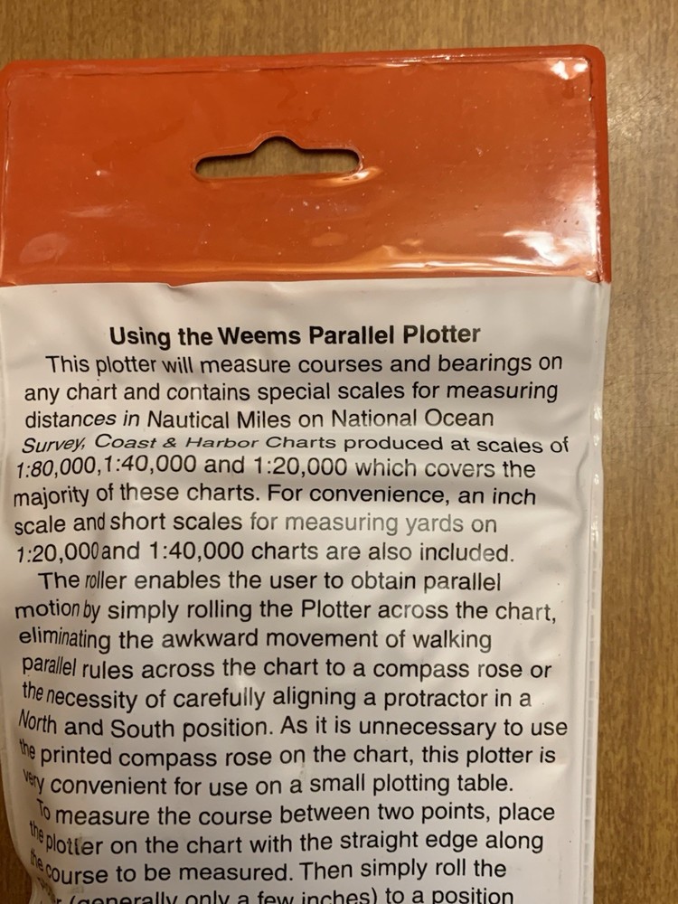 Weeks & Plath parallel plotter #120. Marine Navigation