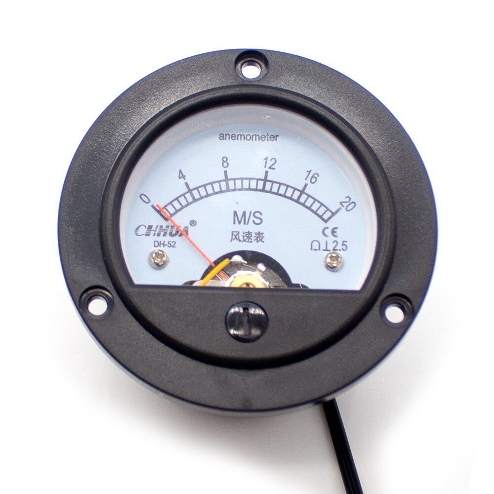 Tower Crane Self-Generating Wind Speed Sensor Display Unpowered Anemometers NEW