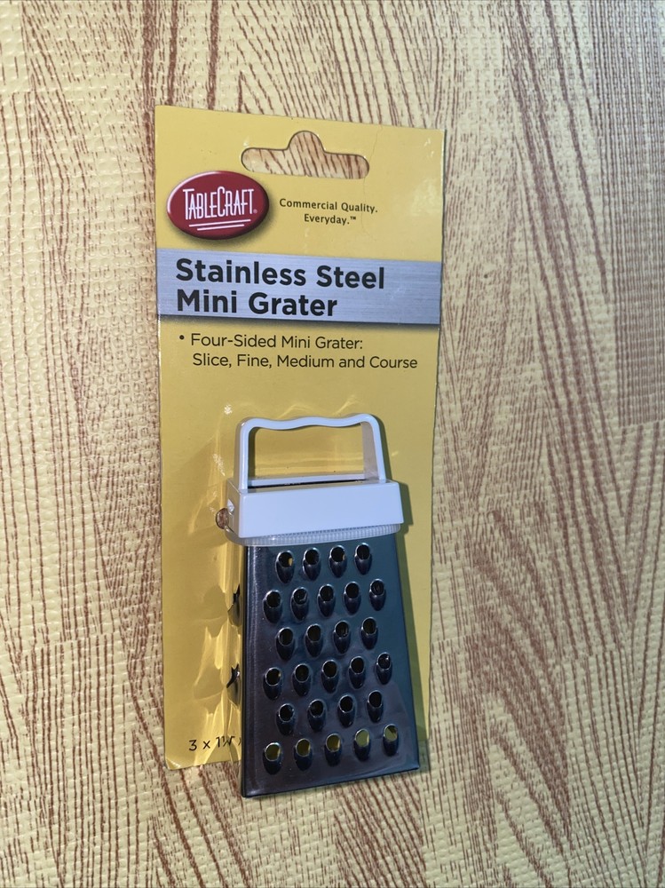 TableCraft Stainless Steel Four Sided Mini Grater