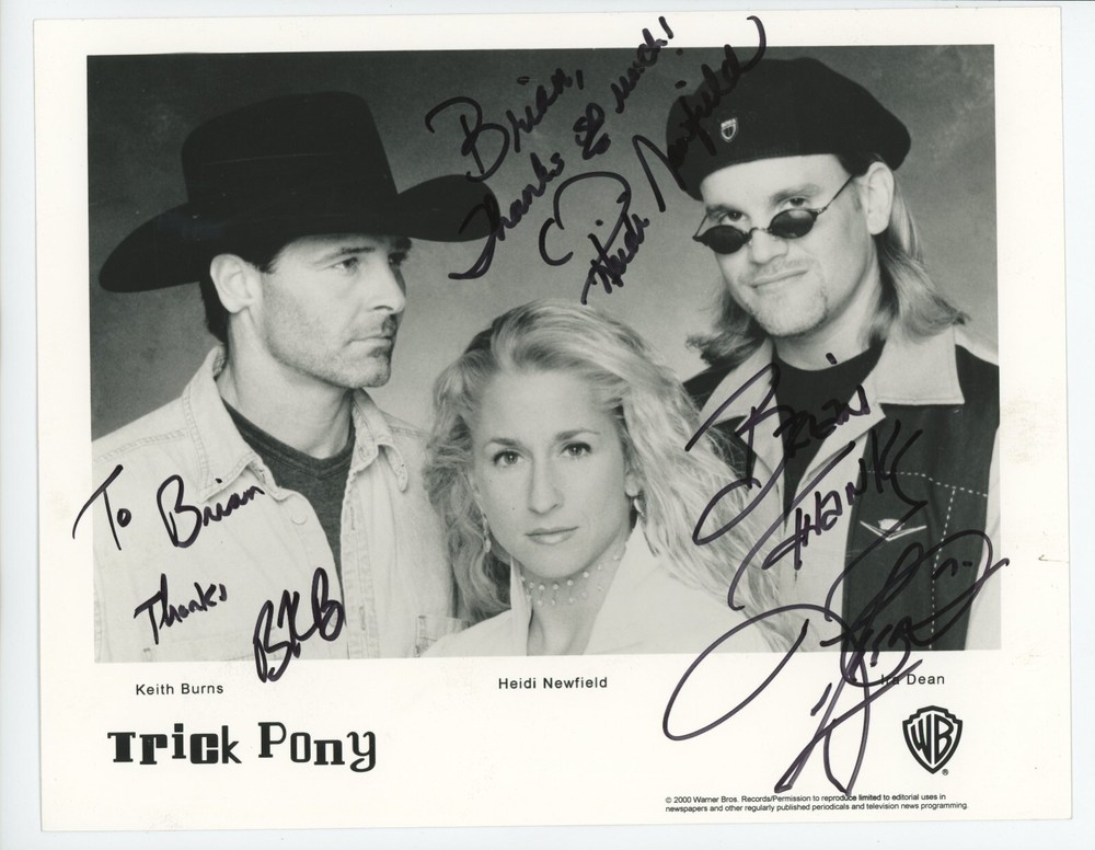 Trick Pony Photo Signed Original Press Still  Autographed Keith Burns 2000