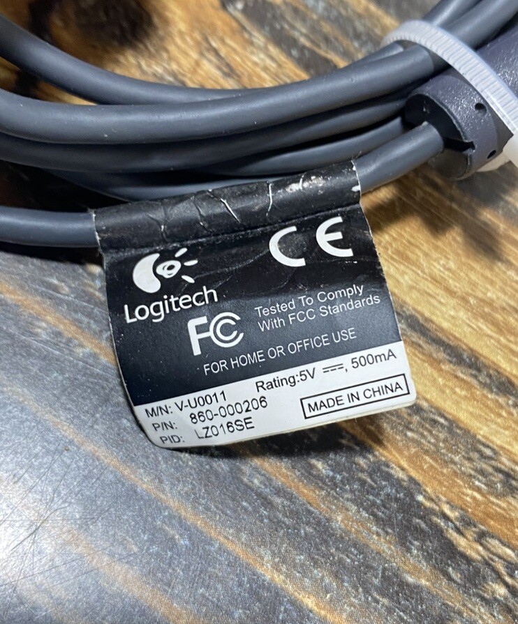 Logitech Webcam (Lot Of 3) All Different Models Right Light Technology USB