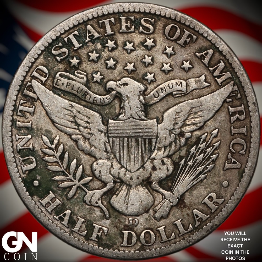 1912 D Barber Half Dollar A2366
