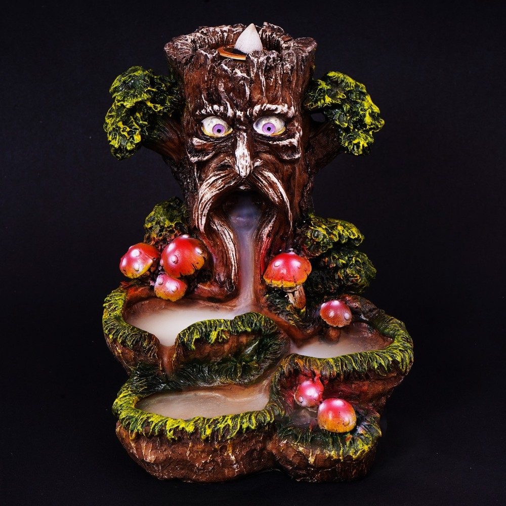 Tree Man Backflow Incense Burner, Home Décor, Multicolor, 6 X 5 inches