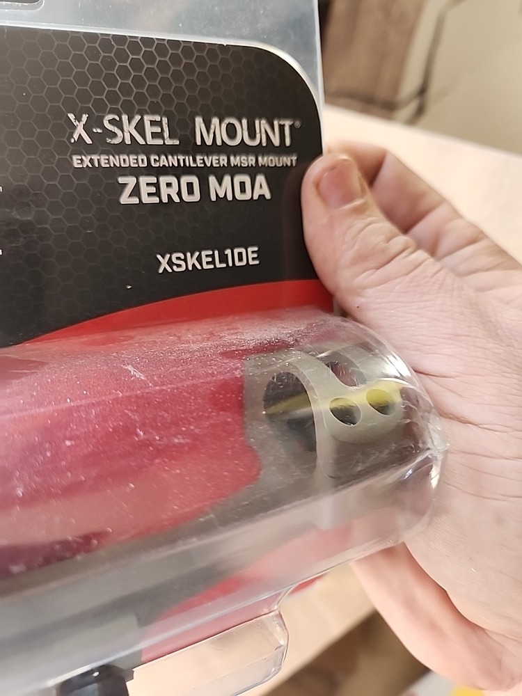 Warne XSKEL1DE Extended Skeletonized 1" MSR Mount - Dark Earth
