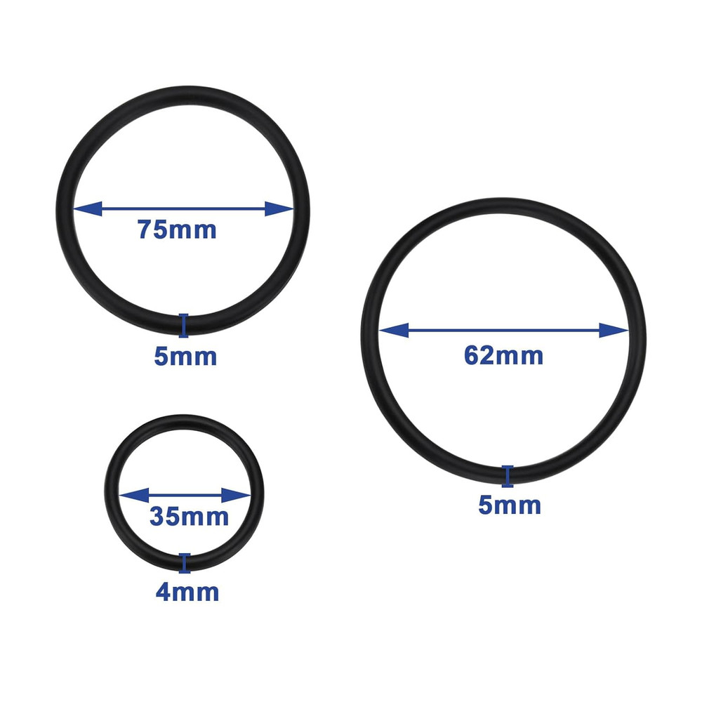3 Sets Drive Power Feed Nitrile Rubber Belts Lathe Replacement Belts Set Compati