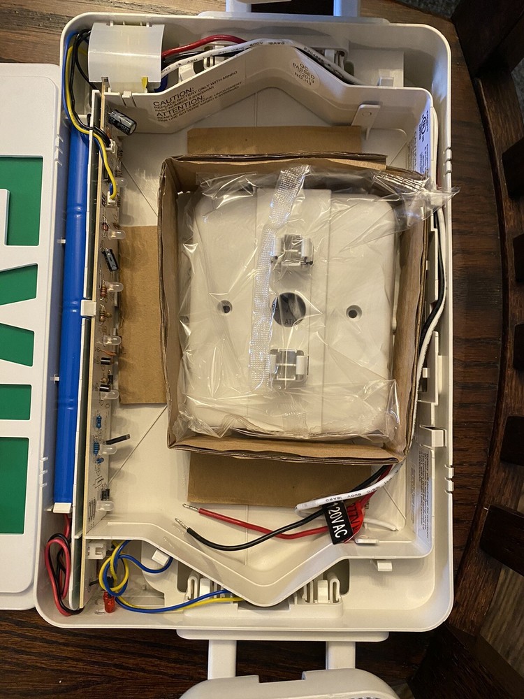 NEW LED Green Exit Sign Emergency Light