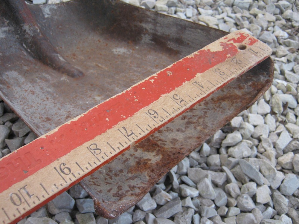 Rusty Original Vintage Primitive Shovel D Handle 43" long great decor