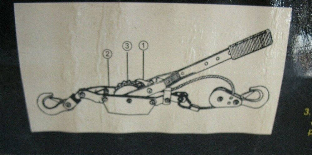 NEW GRIP 2 TON HEAVY DUTY HAND PULLER