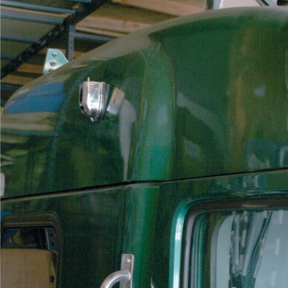Chrome Plastic Exterior Sleeper Antenna Cover