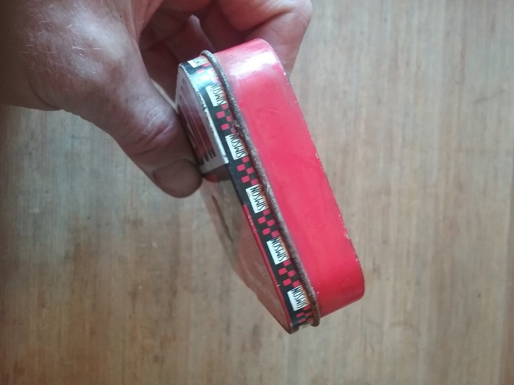 VINTAGE SIMSON BICYCLE PATCH REPAIR KIT TIN * Empty Tin