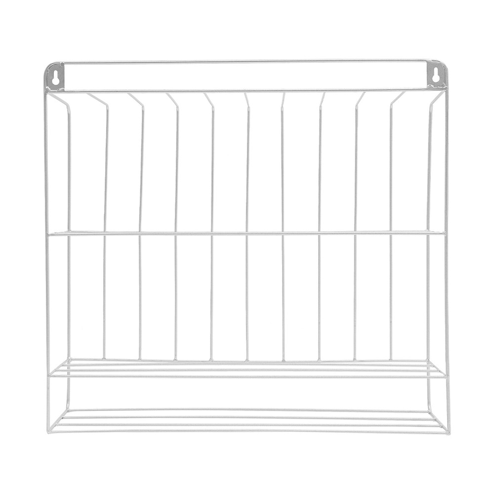 Wall Mounted Hair Dye Storage Rack - Durable Iron Organizer for Salons