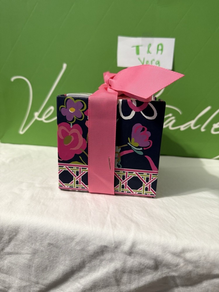Vera Bradley Ribbons Take Note Cube Retired Pattern NWT