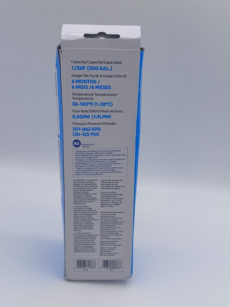 Samsung Water Filter HAF-CIN/EXP