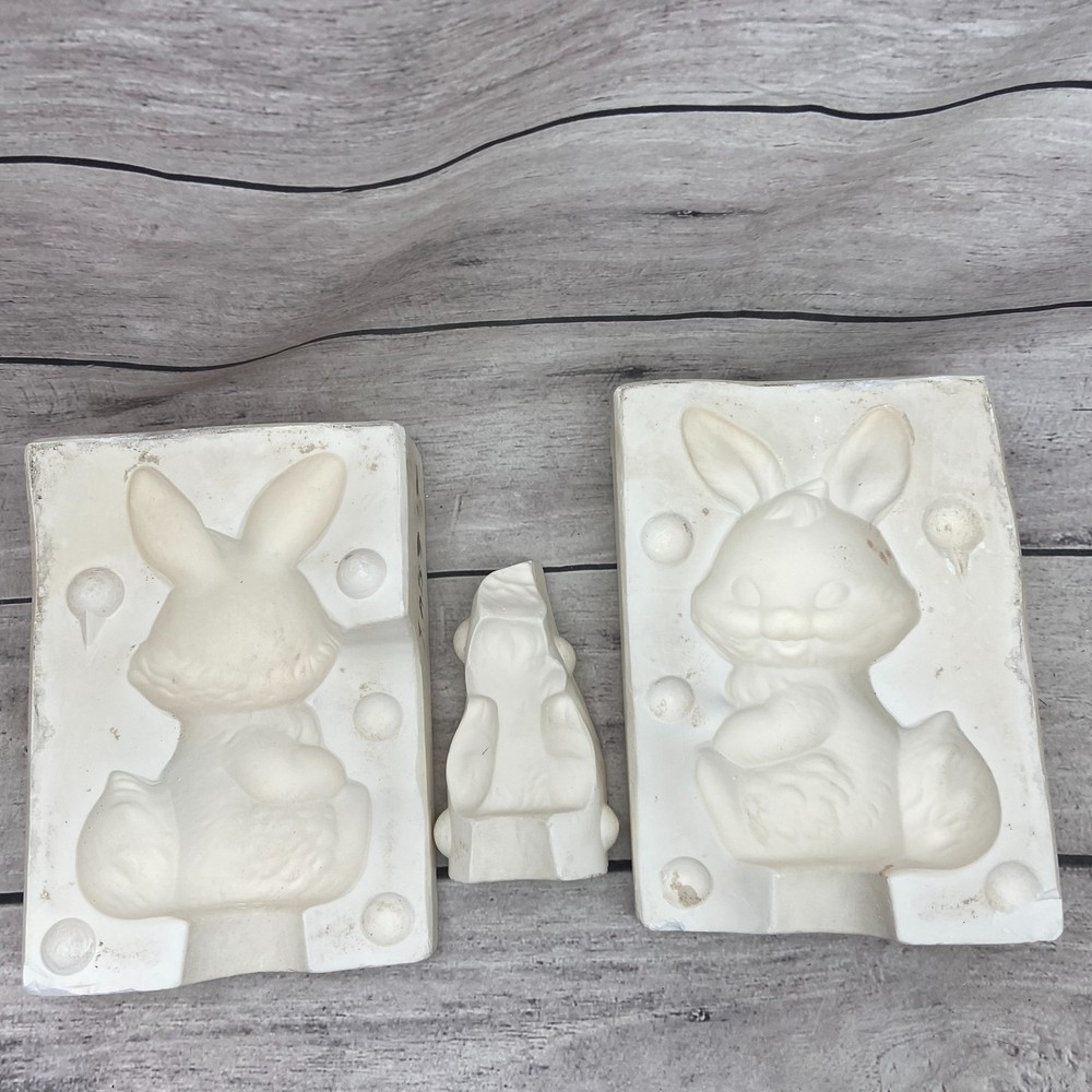 Yozie Ceramic Slip Casting Mold Rabbit Easter  Bunny Figurine #363