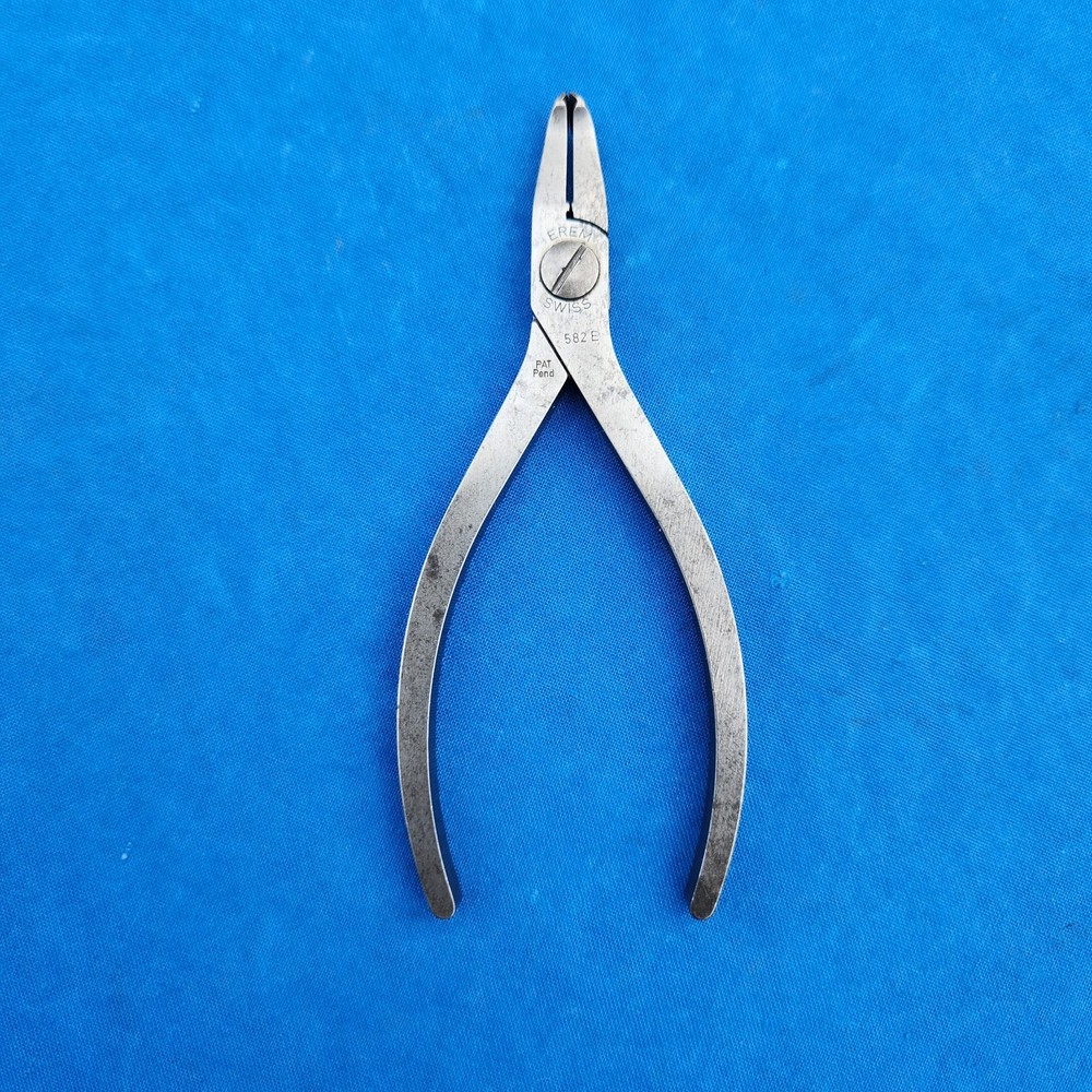 Vintage EREM 582E Angle-Tip Flush-Cutting Pliers - Swiss - used