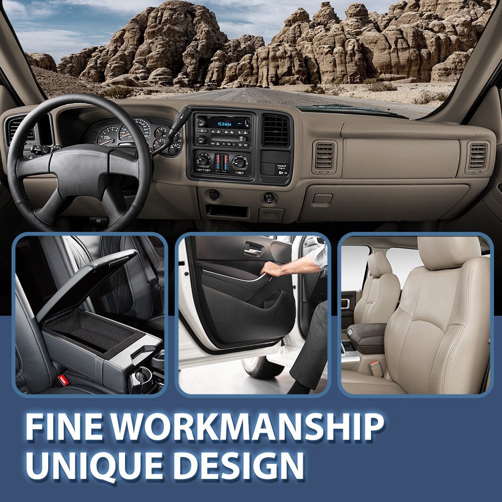 Snap-On Molded Dash Cap Board Light Tan Fits 99-06 Chevy Silverado