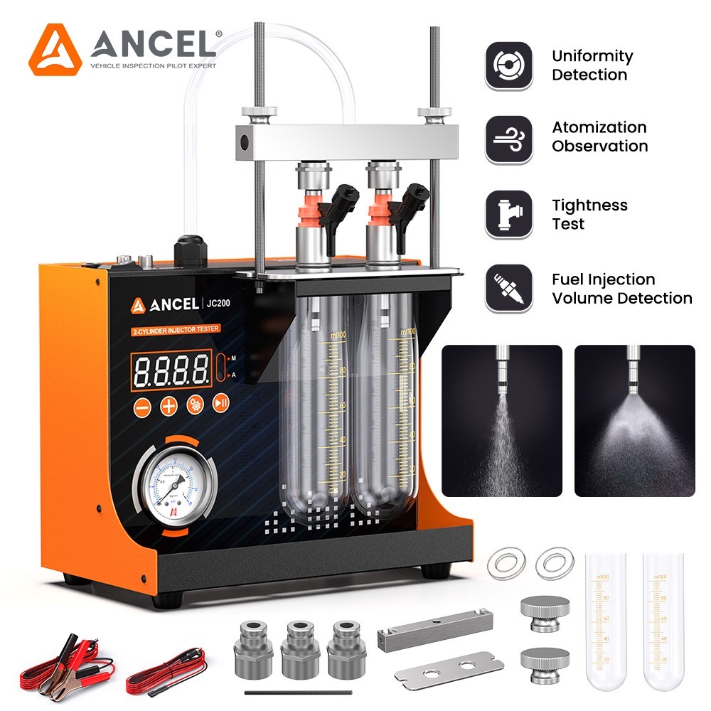 ANCEL JC200 Injector Cleaner Tester Uniformity Detection Atomization Observation