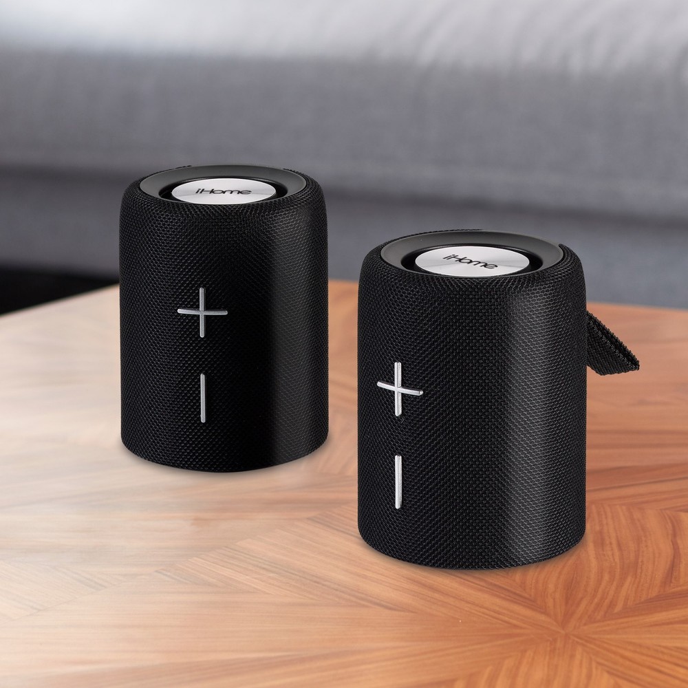 iHome Bluetooth Split Speaker with Wireless Stereo and Enhanced Bass