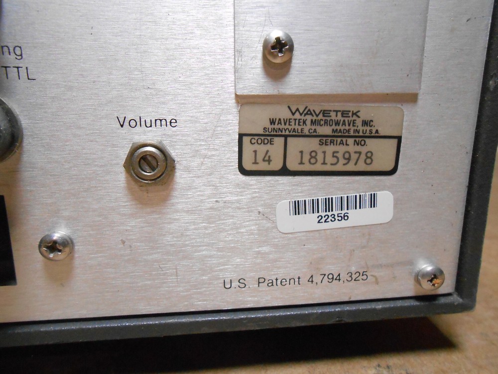 WAVETEK 8502A PEAK POWER METER