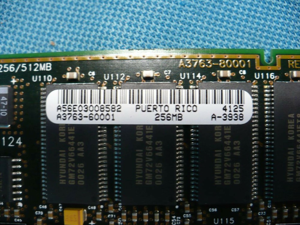 HP A3763A A3763-60001 256MB Memory Module 9000-4000N