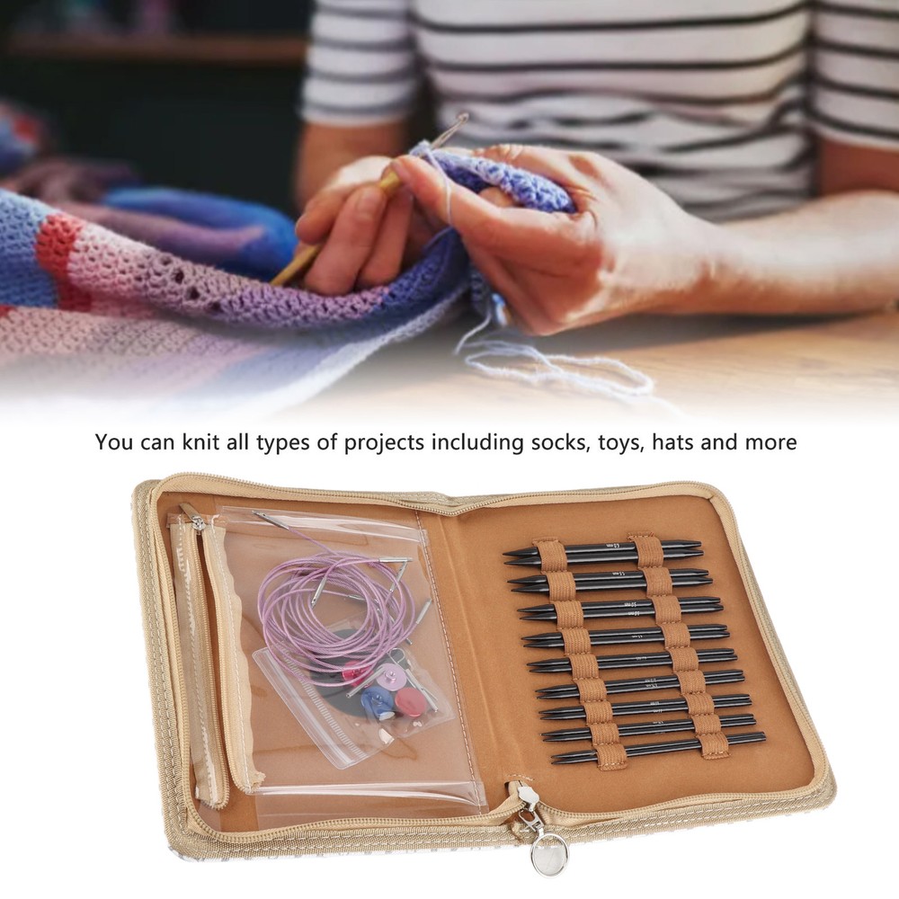 Blanket Knitting Needle Interchangeable Smoothing Circular Needle Set Ergonomic