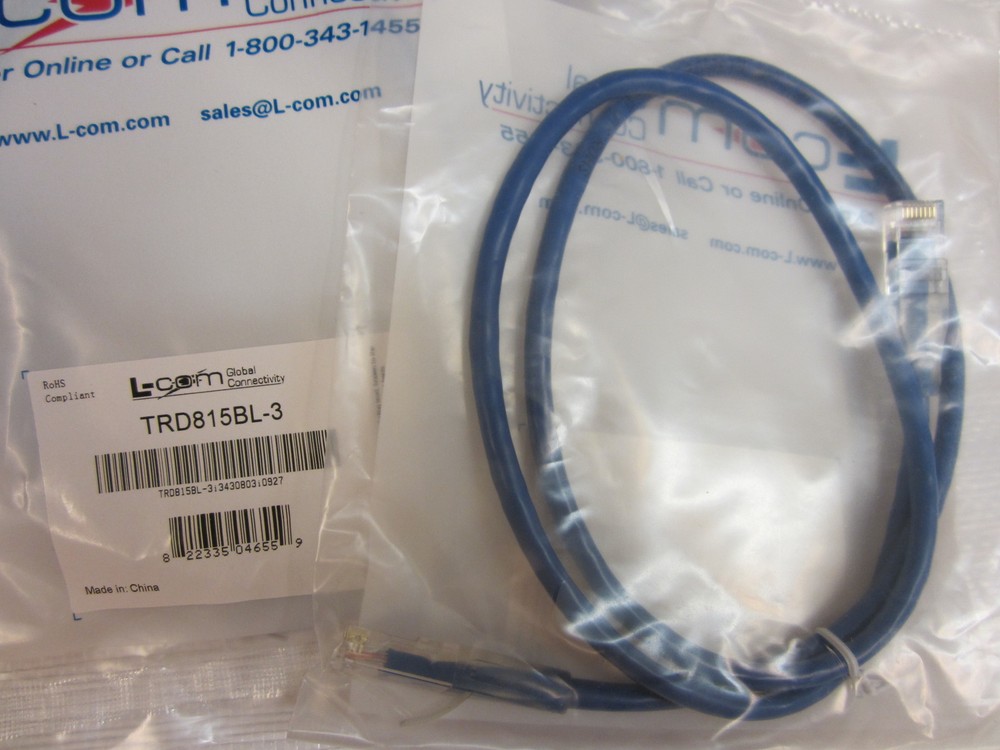 L-COM TRD815BL-3 CABLES (7 PCS)