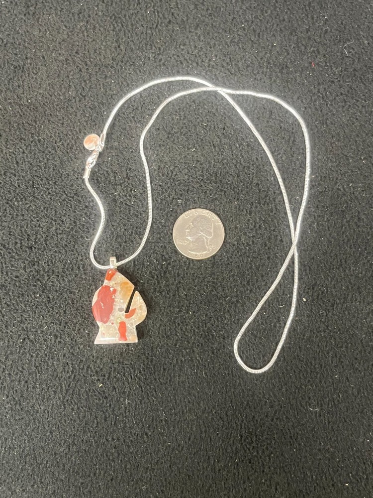 Pudding Stone Pendant Michigan shape