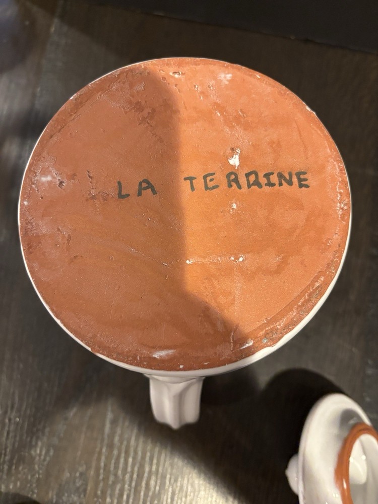 La Terrine Handpainted Pitcher With Lid