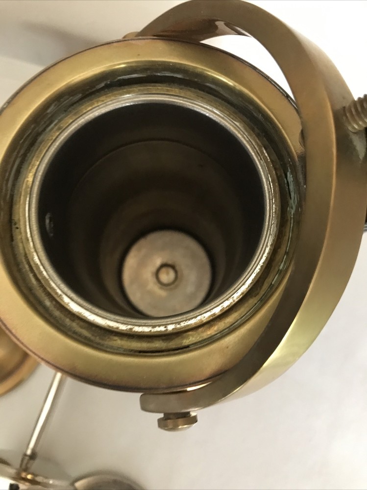 Unique Art Deco Styled Italian Brass Cappuccino Maker