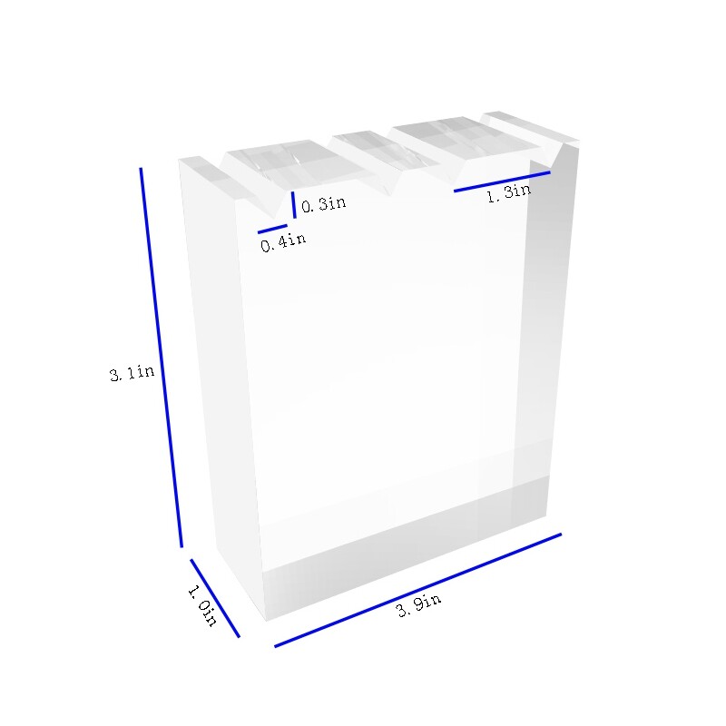 Clear Acrylic Plexiglass Earring Display Pendant Stand Earring Prop Riser