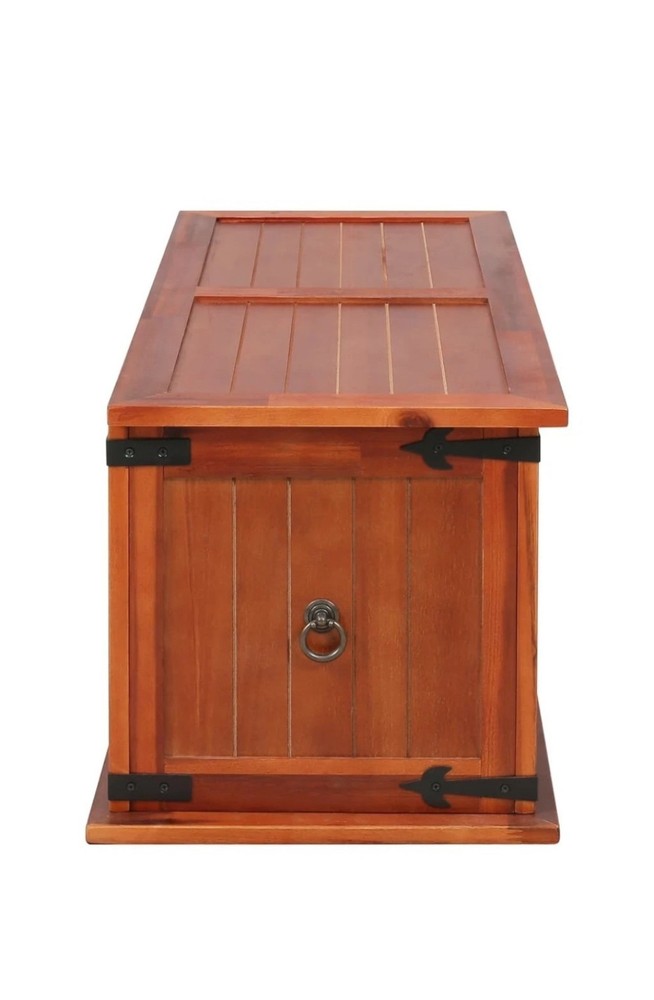 Storage Chest Brown Solid Acacia wood, MDF