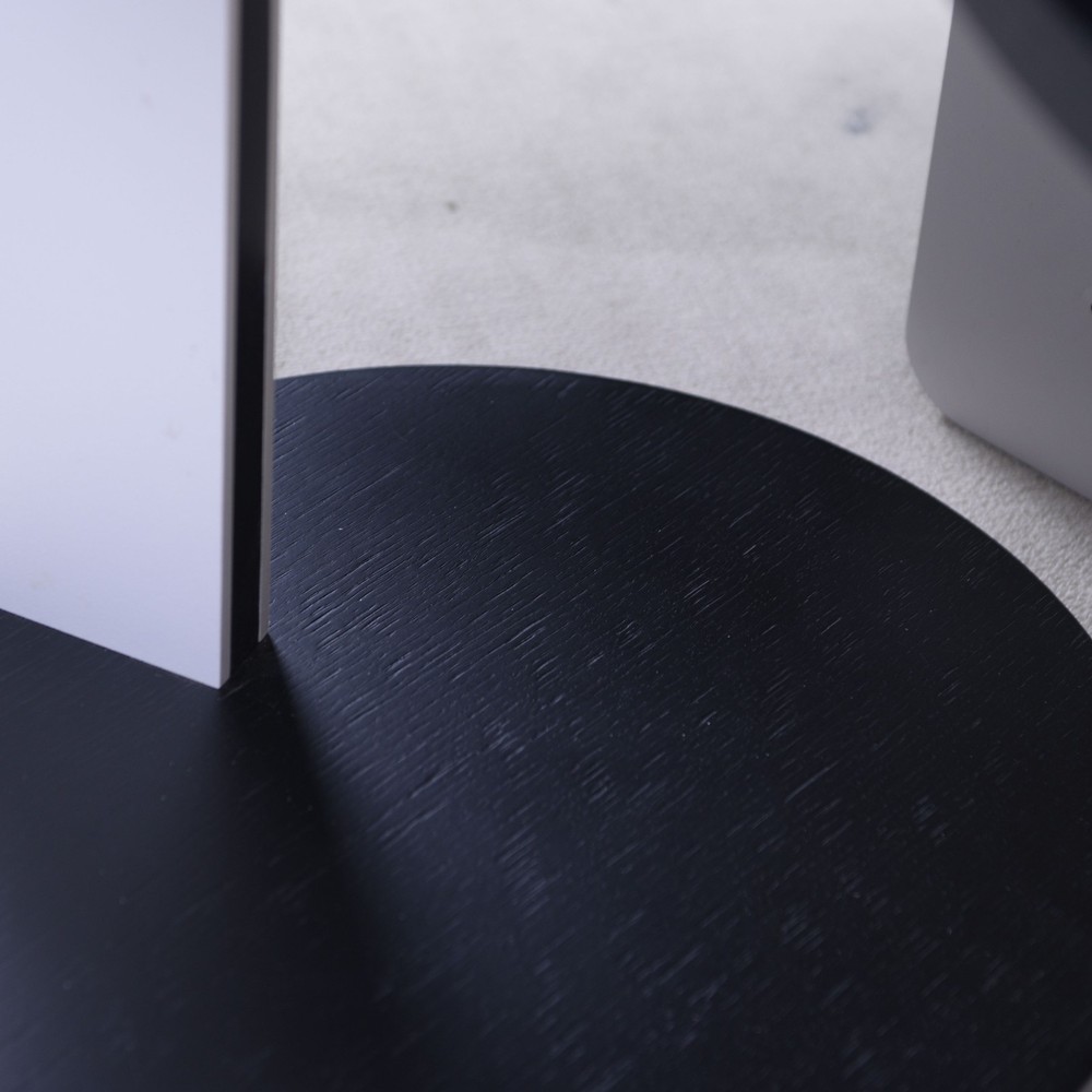 32.68" & 16.93" round coffee table end table sofa table side table set with bla