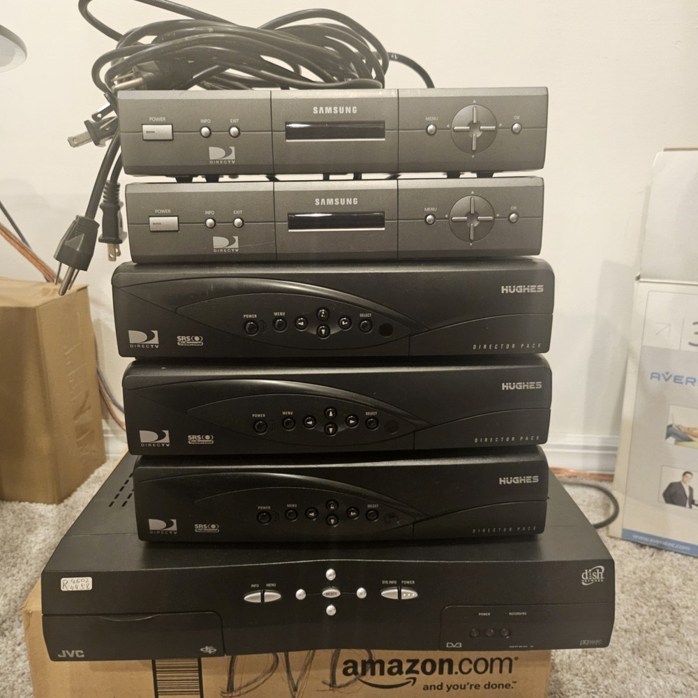 Dish Network Receiver Bundle Lot Various Models 6pc
