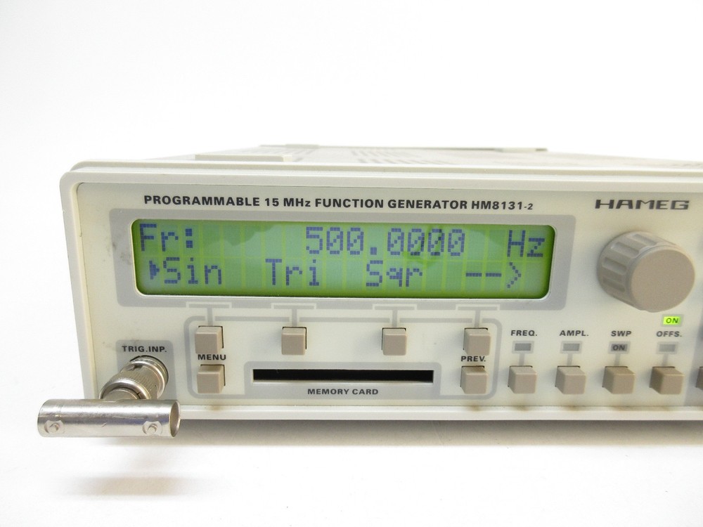 HAMEG HM8131-2 5/02 Programmable 15 MHz Arbitrary Function Generator