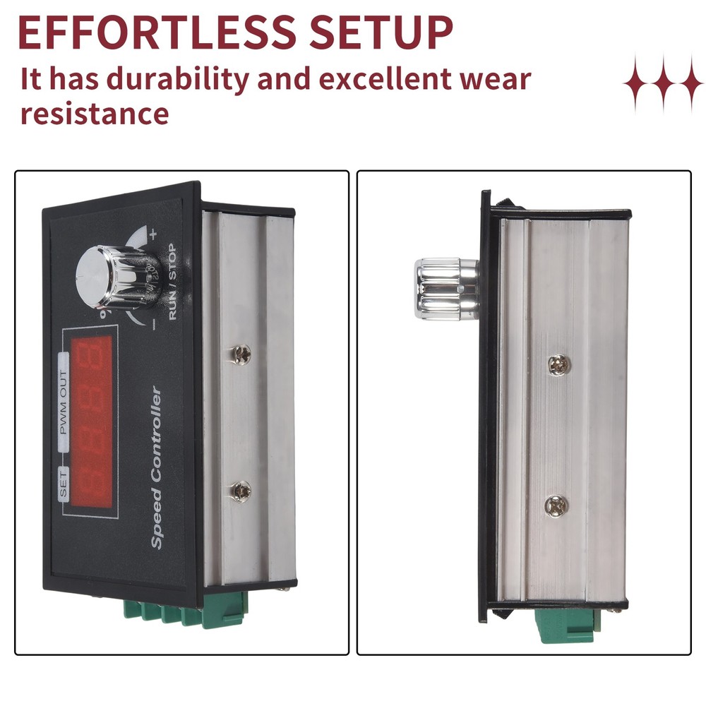 PWM DC Motor Speed Controller 6-60V 30A with Digital Display & Robust PCB -2296