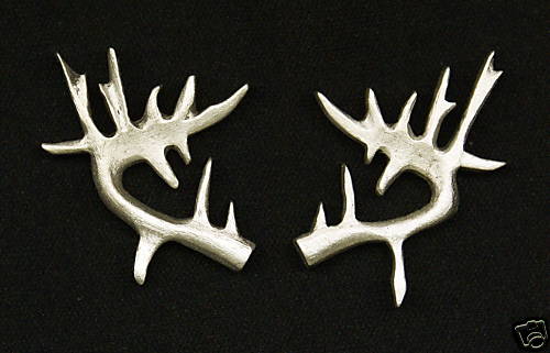 Pewter Non Typical Antler Pin Set