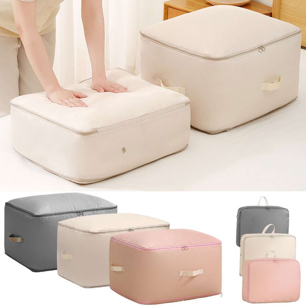 Space Saving Self Compression Organizer Waterproof Dustproof Zipper Storage Bags