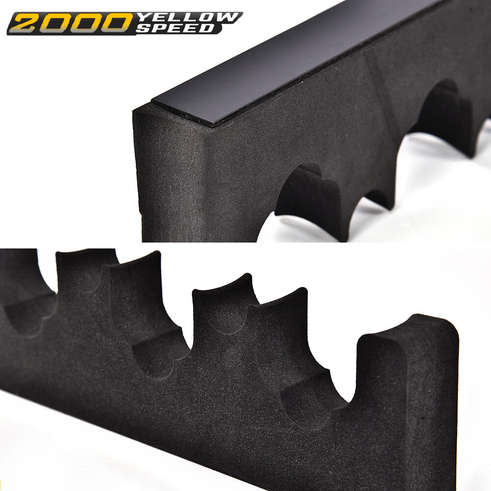 2PCS Storage Hook Cabinet Mount Holder Black