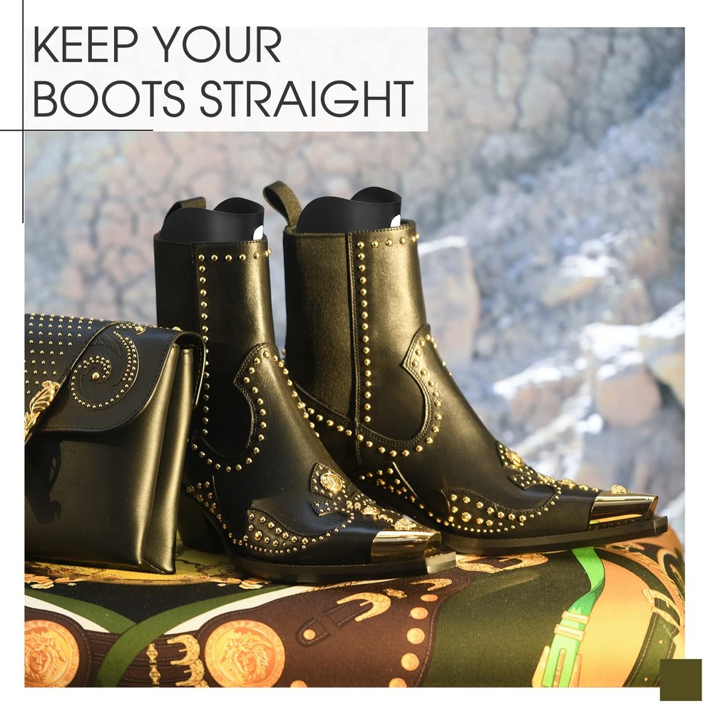 30 Pieces (15 Pairs) Boot Shapers Form Inserts Keeper Tall Boots Support Hold...