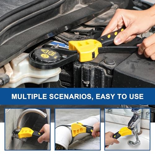 Adjustable Rubber Strap Wrench | Designed for Countertop Water Filter | Medium
