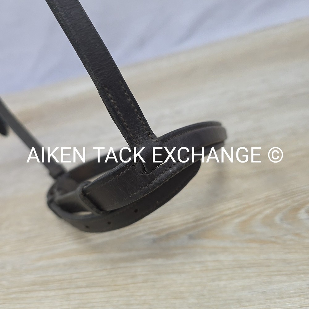 BARGAIN BUNDLE: 2 Plain Raised Nosebands, Size Full (Read Description)