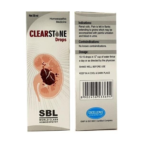 SBL Homeoapthic Clearstone Drops (30ml)